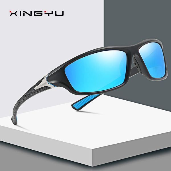 

senior designer men's polarized sunglasses new sports outdoor sports sunglasses cycling glasses driving glasses 400 dustproof glasses, White;black