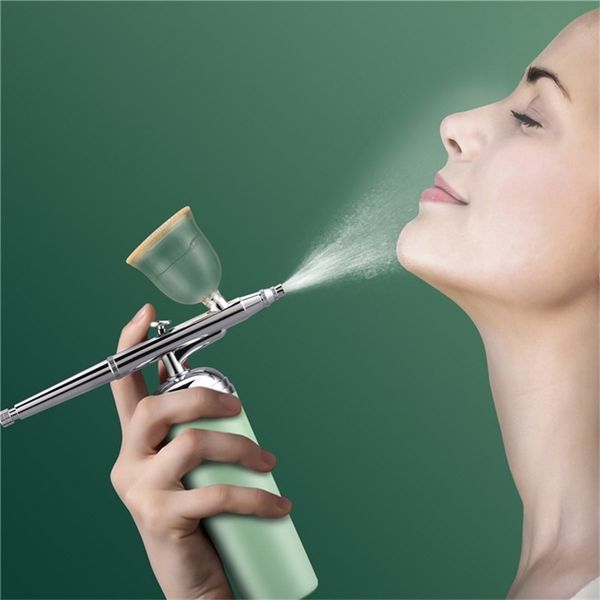 

nano oxygen injection sprayer water spray moisturizing steamer cosmetology hydra face spa machine skin rejuvenation tool 220711