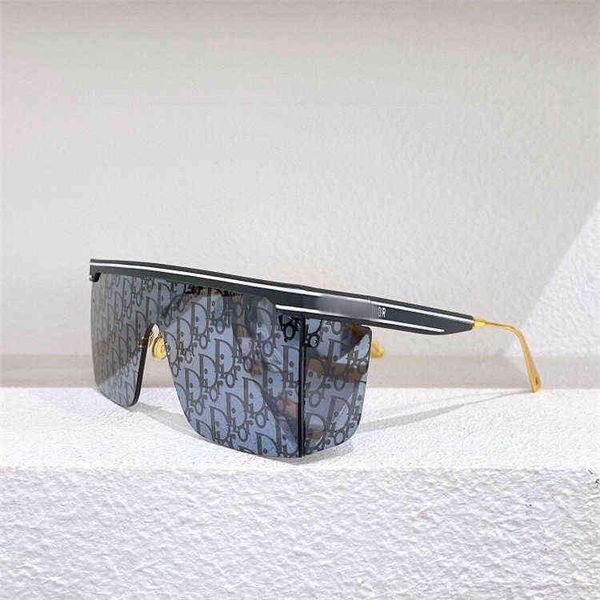 

d large frame net red one-piece sunglasses shades 56% off fashion, White;black