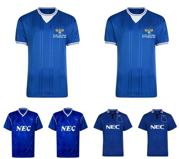 

efc 1985 1995 rotterdam ferguson retro soccer jersey kanchelskis rideout limpar 86 87 88 hinchcliffe jackson stuart home horne football shir, Black;yellow