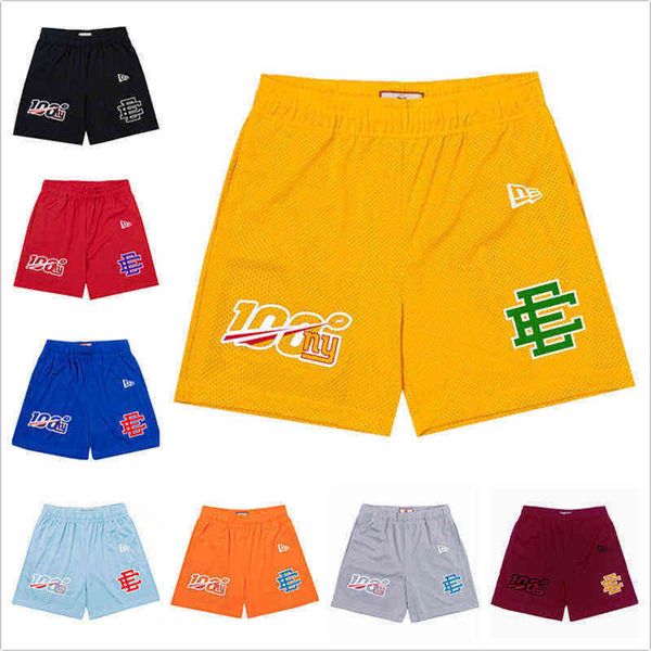 

2022 ee shorts 100 new york casual manner fitness sport hosen gym workout mesh short summer bodybuilding jogging luxury designer trend beach, White;black