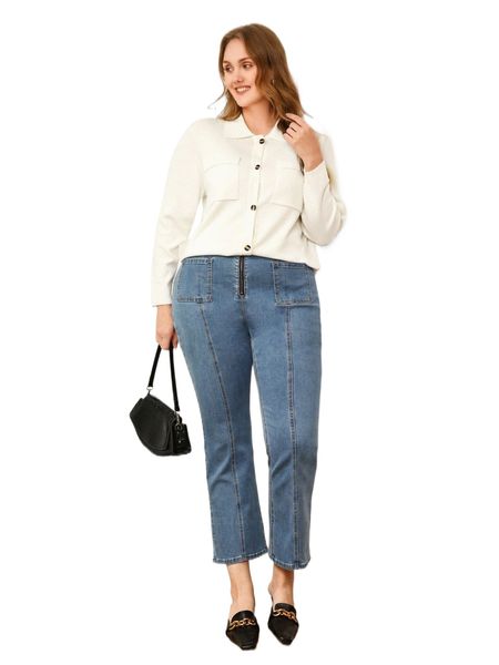 

motf premium plus wool mix cardigan f8ba#, Black