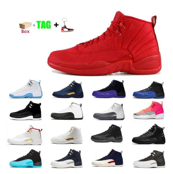 

wolf grey basketball shoes 12s bulls jumpman university 12 mens sports twist sneakers gold indigo black dark concord cny cherry gym red high