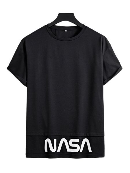 

men letter graphic tee q7fb#, White;black