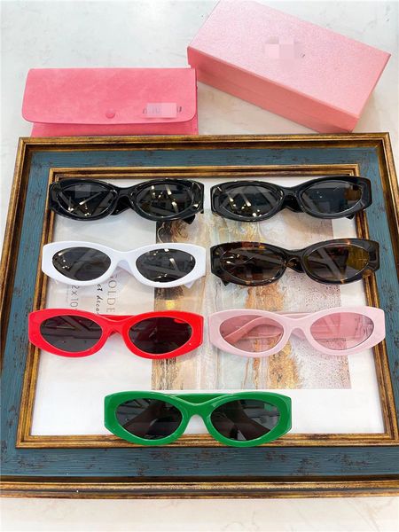 

new designer sunglasses 2022 new miao jia sunglass ins advanced fashion mu11ws personalized small round frame plate women, White;black