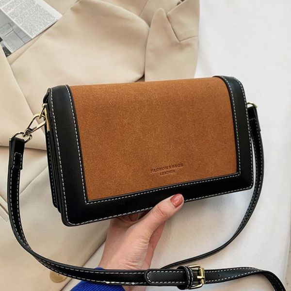 Bolsas de noite Scrub vintage PU couro ombro crossbody for Women 2022 Designer feminino Small Bandbag simples feminino FLAP BAGEVENEN