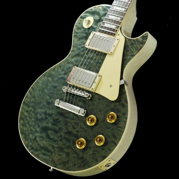 

custom / 1959 paul standard 3a quilt trans blue electric guitar