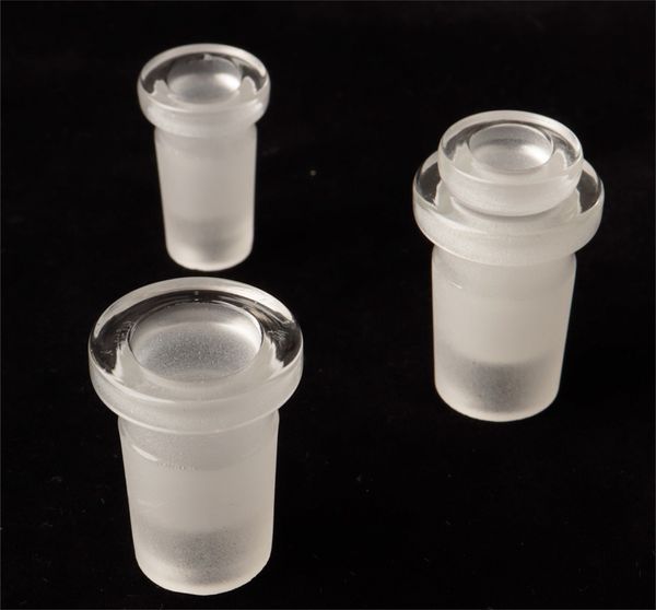 Adaptador de vidro de fumação DHL Redutor de 10 mm de 14 mm 18 mm Conversor feminino para cachimbos de água de bongues de vidro pregos de quartzo banger