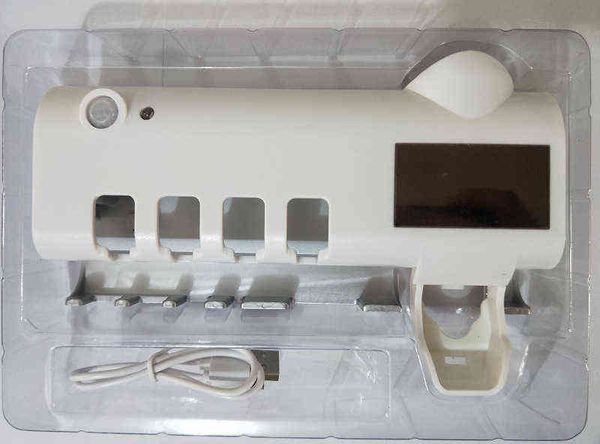

intelligent toothbrush sterilizer ultraviolet sterilization electric wall mounted holder net red mouthwash cup storage rack