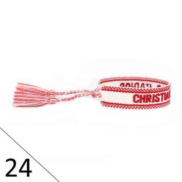 

fashion designers wovens friendship bracelet for luxury brand handmade braided bracelets with tassel print embroidery men bangle code 20-38, Golden;silver
