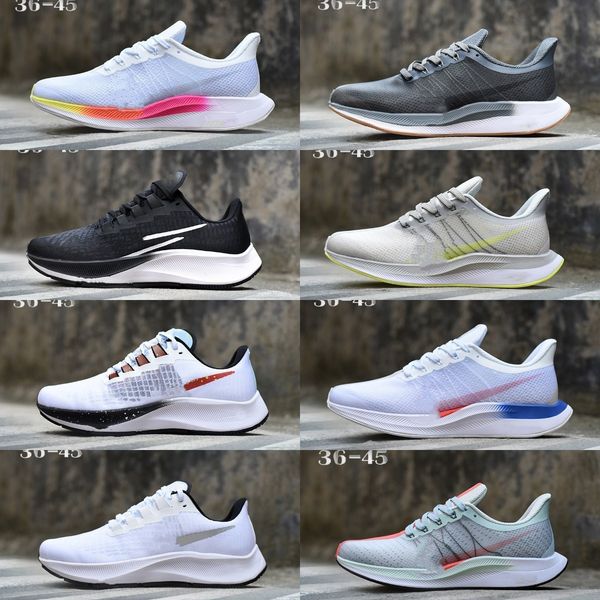 

2022 new zoom x pegasus 35 turbo barely grey punch black white sneakers shanghai chaussures men women running shoes foams trainers