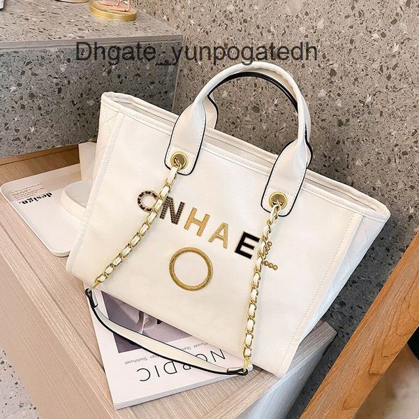 

women's luxury classic handbags beach bags brand ch metal badge tote bag designer small mini evening handbag female capacity large leat, Black;red