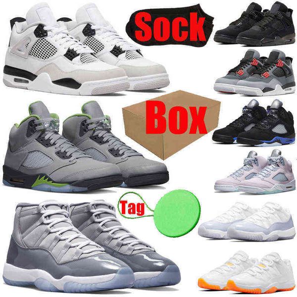

dr shoes with box jumpman 4s 5s 11s basketball for mens womens military, Black