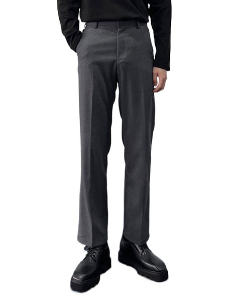 

dazy men slant pocket tailored pants t4bo#, Black