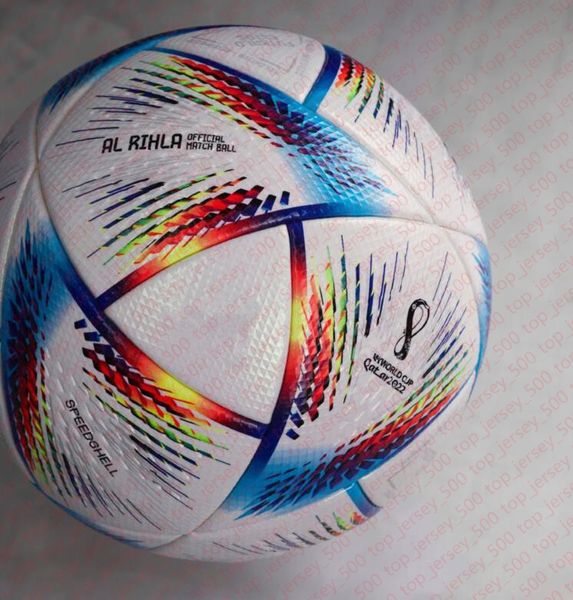 

new qatar world cup 2022 soccer ball size 5 highgrade nice match football ship the balls without air