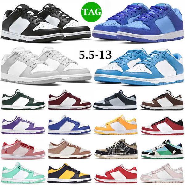 

big size 36-47 running shoes for panda sneakers shimmer designer syracuse grey fog white mint university red varsity green sports men women, Black