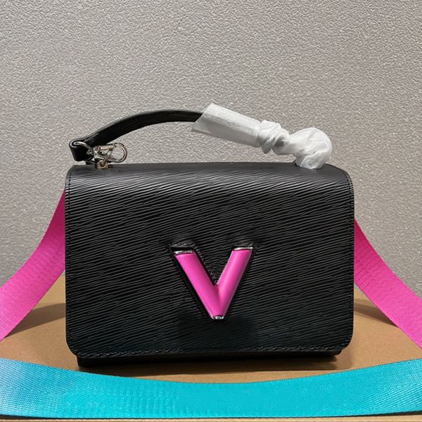 

handbags water ripple crossbody bags leather shouder bag pouch purse handbag for women new lady shopping pouchs twist classic