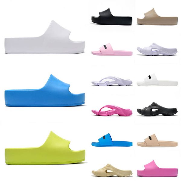 

fashion pool slippers shoes black white mens women beach indoor outdoor slides pink blue lime beige fluo green flat casual slide sandals san, White;red