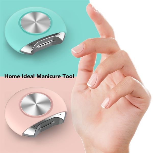 

smart nail clipper polisher professional electric trimmer manicure machine mini portable finger tools for kids baby 220708