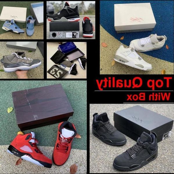 

jordons cool grey 11s basketball shoes real carbon fiber white oreo 4s concord 11 space jam prom night gym red gamma blue neon, Black