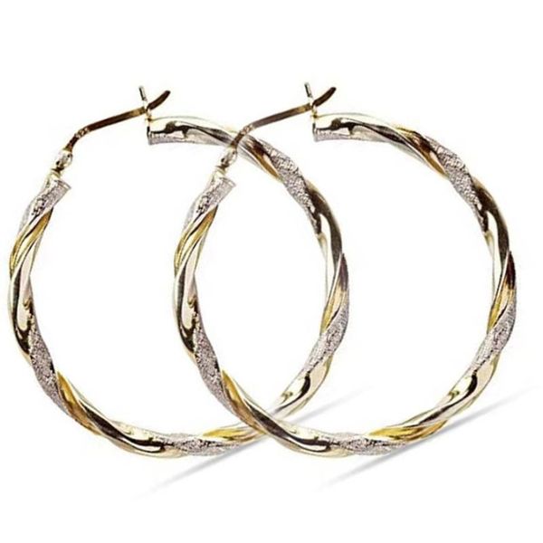 

dangle & chandelier retro fashion exaggerated big circle simple metal gold female earrings party street hip-hop style accessories jewelry, Silver
