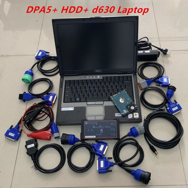 

dpa5 usb diesel truck diagnostic tool with lapd630 ram 4gb full set heavy duty scanner 2 years warranty