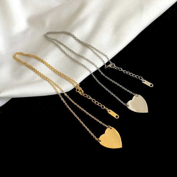 

forever_ever pendants gold love jewelry necklace fashion silver plated letter simple heart titanium valentine's day lovers chain jewelr