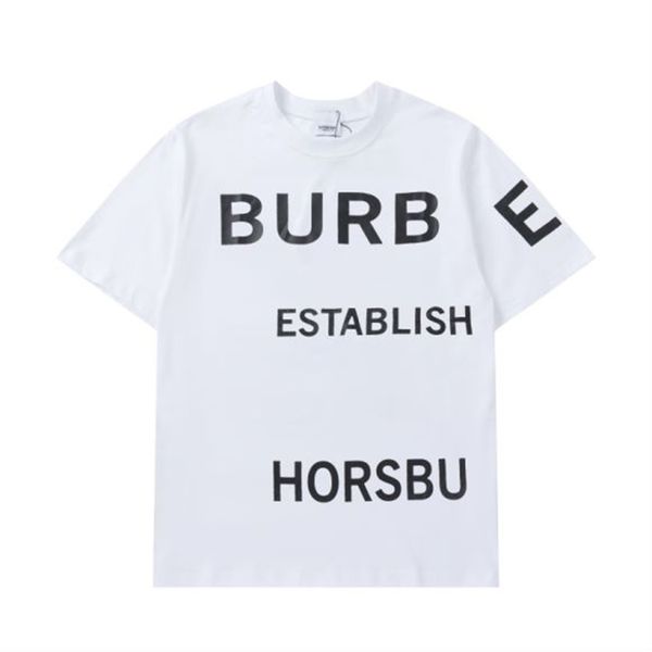 

men's t-shirts summer short sleeve crew neck letter print fashion brand new men's tees classic cotton man women designer clothing, White;black