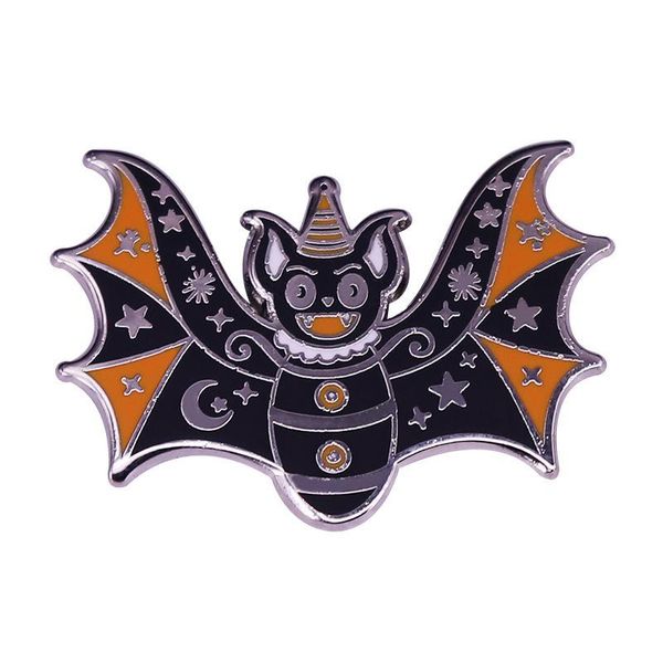 Pins Broschen Exquisite und niedliche Vampirfledermaus-Emaille-Brosche für Männer und Frauen, Halloween-Spaß-Accessoires, Urlaubsgeschenke