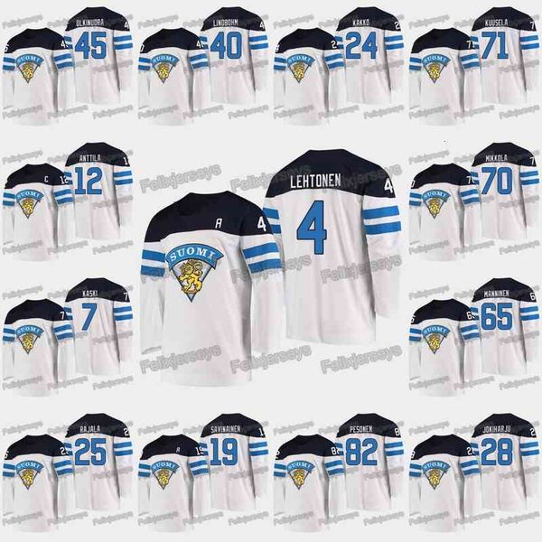 

4 mikko lehtonen 2019 iihf world championship niko mikkola oliwer kaski petteri lindbohm marko anttila toni rajala sakari manninen jerseys, Black