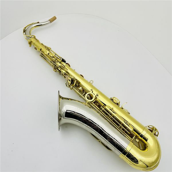 

t-wo33ul tenor saxophone bb tune brass plated professional music instrument with case accessories
