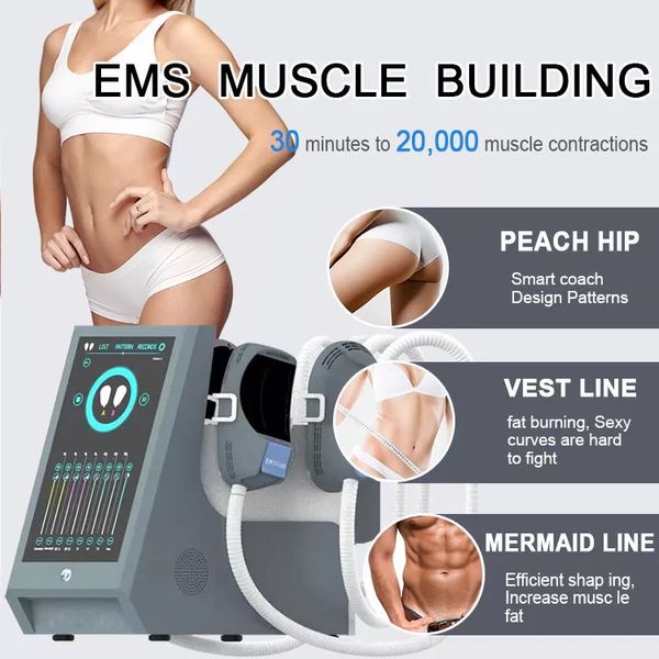 EMS Electromagnetic 4 RF Manças de slimming Machine Neo escultura com melhor classificação profissional 7 Tesla Equipamento de escultura corporal