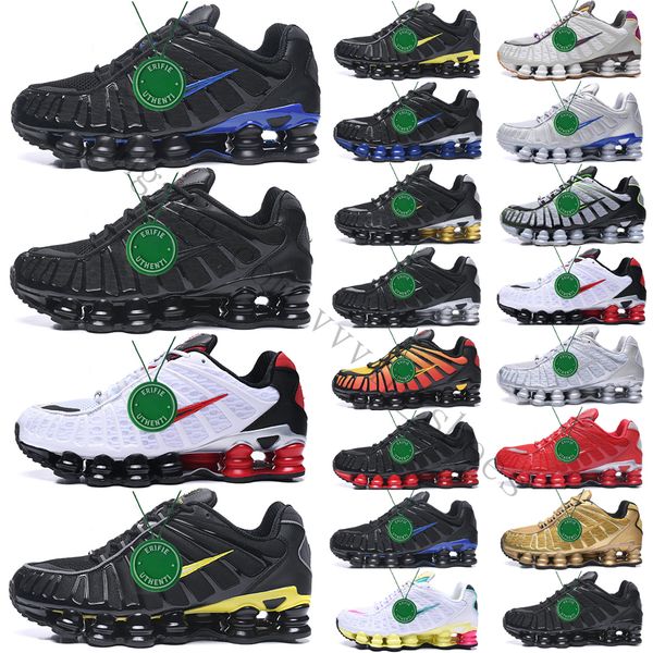 

with box shox supreme tl r4 mens running shoes triple black white metallic silver 802 809 shoxs chaussures deliver oz nz university red trai