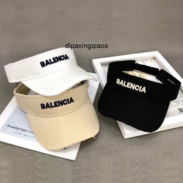 

ball caps designer balencaigass fashion b house letter empty hat women's summer sunshade embroidered sunscreen hat women's net red, Blue;gray