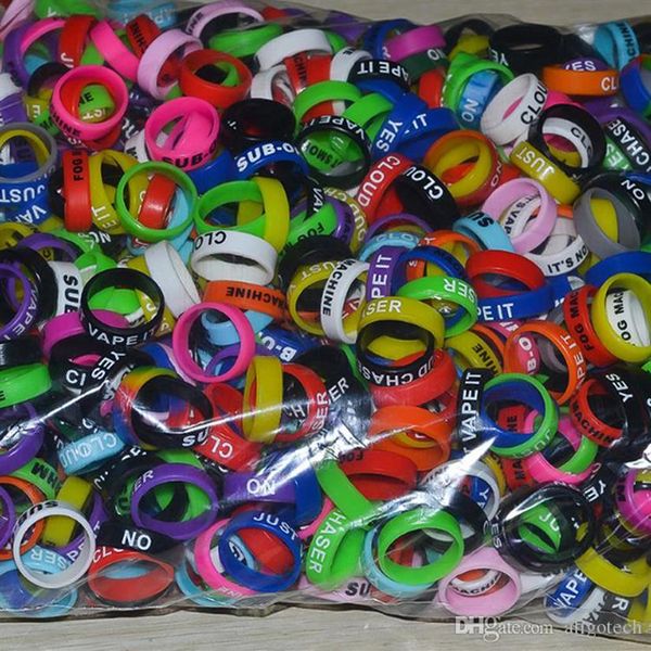 

strapping tape custom ecig silicone band moq is 1000pcs non-slip non-skid silicon vape band for mechanical mods rba rda atomizer287c