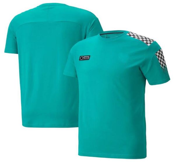 

2022 new summer f1 team round neck t-shirt with the same custom