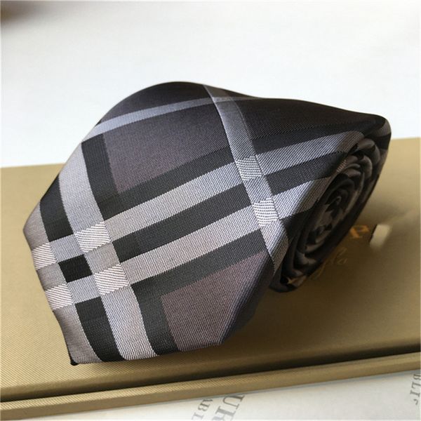 2022 дизайнерские галстуки мужские галстуки модные мужские галстуки с буквенным принтом ручной работы деловой досуг галстук 100% шелк роскошь высшего качества с оригинальной коробкой 69856