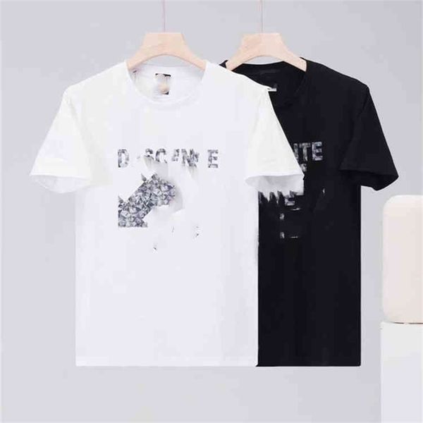 

66% off new dijia short sleeve men's summer leisure sports cotton breathable fashion round neck pullover t-shirt, White