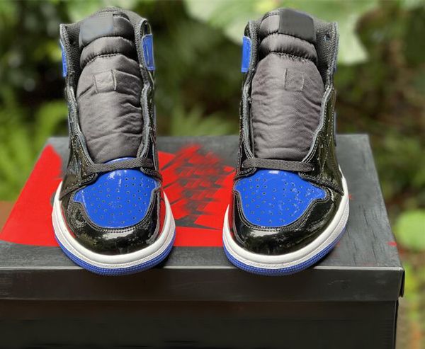 

authentic quality 1 high mirror black blue men outdoor shoes 1s university blue white womens basketball sports sneakers with original box 55