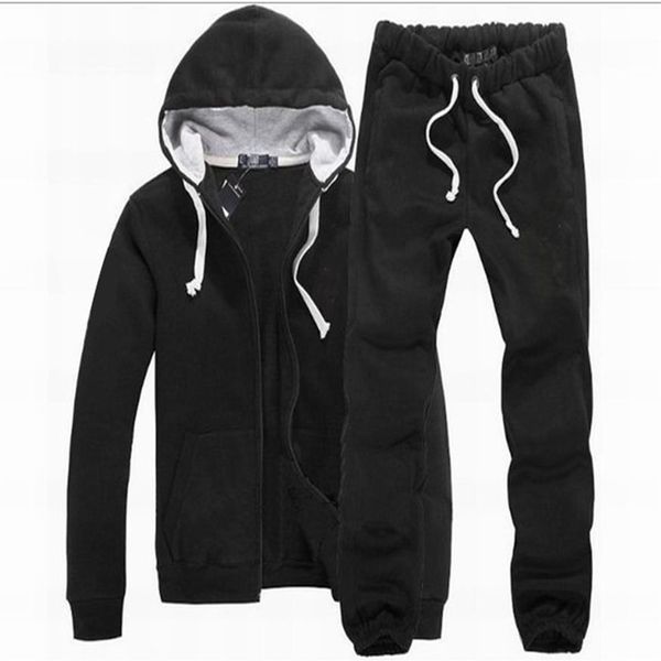 

mens designer tracksuit new football small horse sets track suit mens men zipper jackets sportswear sweat gym suits221s, Gray