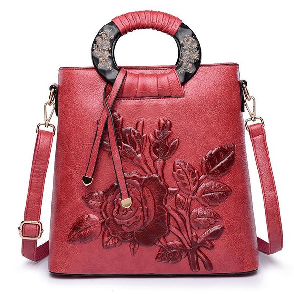 Bolsas de noite Mulheres Bohemian Hobo Bordado Bucket grande impressão de impressão retro Designer Floral Bola de luxo de alta qualidade Totes Bageveni