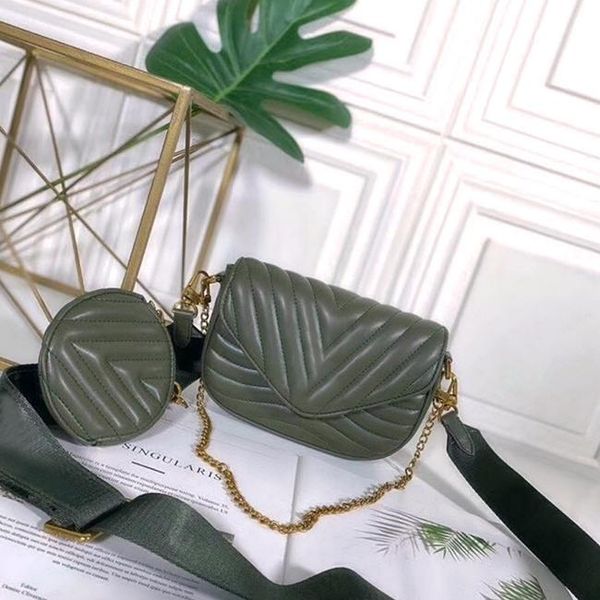 

fashion shoulder bag new wave genuine leather cross body bag twin set satchel handbag for men presbyopic mini package multi pochette lady