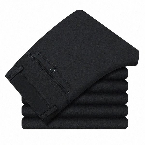 

men's suits & blazers men suit pants thick trousers khaki black 8xl 9xl 10xl 12xl winter antumn large size big business formal straight, White;black