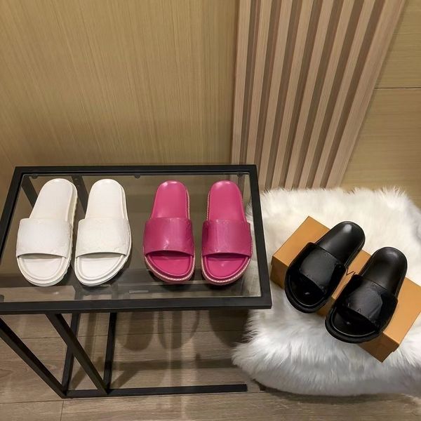 

europe 2022 new pop star slippers with stylish multi-functional op19 comfortable, breathable and cool summer platform leisure beach flip-flo, Black