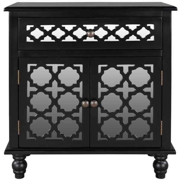 

for entryway living room bedroom 29.5 inch accent storage cabinet wooden cabinet with decorative mirror door modern sideboard