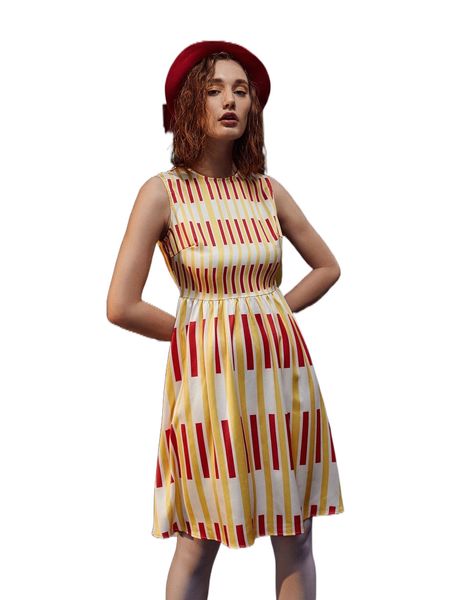

x noreen striped zip back dress c4fa#, Black;gray