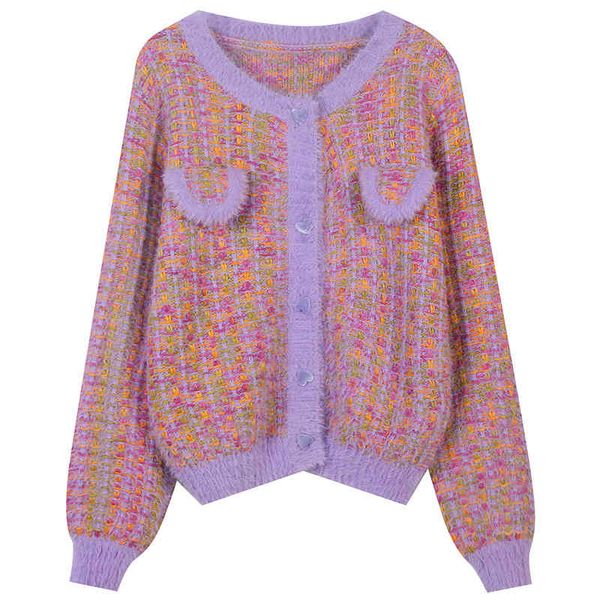 

women's sweaters xiaoxiangfeng sweater coat autumn winter 2022 foreign style design sense short temperament thickened knitted cardigan, White;black