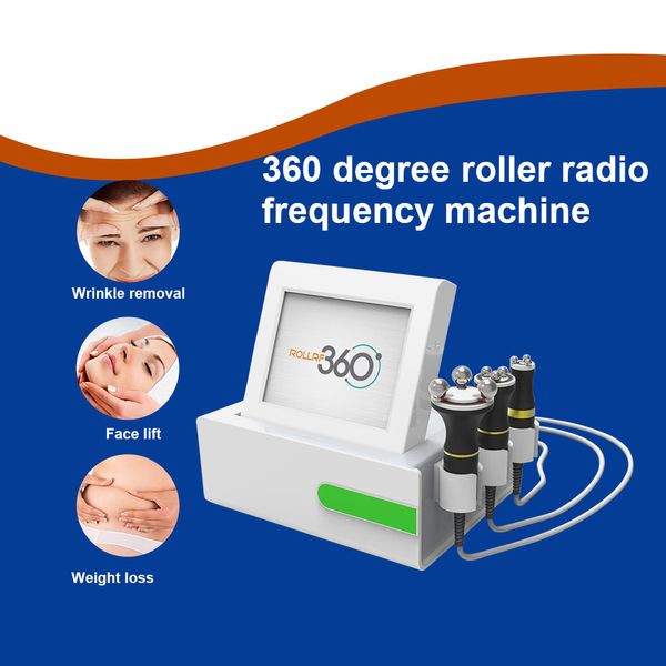 360 Roller Rf Equipment Braccio Gamba Massaggio Rimozione Cellulite Dispositivo di bellezza a radiofrequenza Dispositivo di rimozione delle rughe del viso Ringiovanimento della pelle Macchina per la terapia della luce