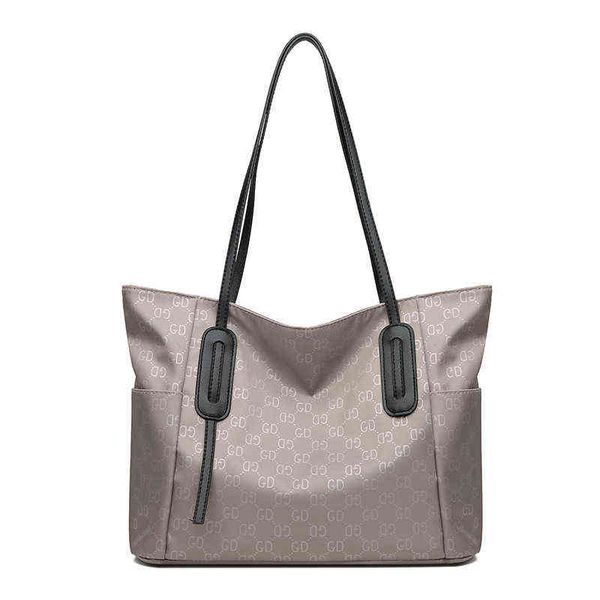 

factory online export designer brand bags solid color large capacity commuter handbag light fabric fashionable women's tote