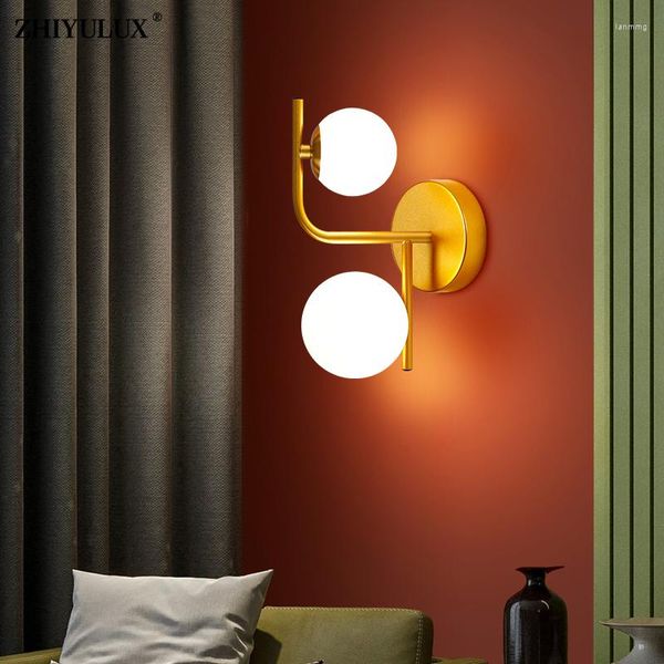 Настенная лампа пульт дистанции простые современные светодиодные лампы для гостиной обеденной комнаты для спальни проходной коридор.